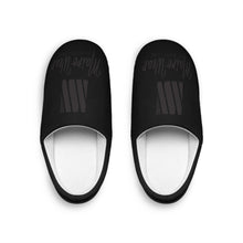 Load image into Gallery viewer, Mairo Wear Women's Indoor Slippers — Cozy Black Slip-On with Subtle Script Accent
