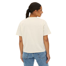 Load image into Gallery viewer, Mairo Wear Women's Boxy Tee - Minimal Logo Cropped Graphic T-Shirt