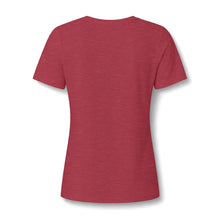 Load image into Gallery viewer, Mairo Wear Women's V-Neck Tee — Minimal Monogram Chest Logo