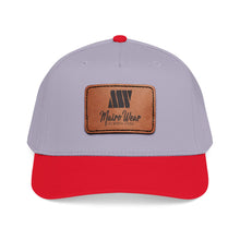 Load image into Gallery viewer, Mairo Wear Leather Patch Baseball Cap — Mid Profile Rustic Logo Hat