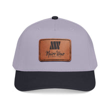 Load image into Gallery viewer, Mairo Wear Leather Patch Baseball Cap — Mid Profile Rustic Logo Hat
