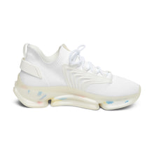 Load image into Gallery viewer, Mairo Wear Women's White Mesh Sneakers — Lightweight Athletic Shoes with Color-Speckled Sole