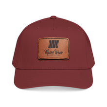 Load image into Gallery viewer, Mairo Wear Leather Patch Baseball Cap — Mid Profile Rustic Logo Hat