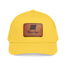 Load image into Gallery viewer, Mairo Wear Leather Patch Baseball Cap — Mid Profile Rustic Logo Hat