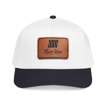 Load image into Gallery viewer, Mairo Wear Leather Patch Baseball Cap — Mid Profile Rustic Logo Hat