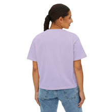 Load image into Gallery viewer, Mairo Wear Women's Boxy Tee - Minimal Logo Cropped Graphic T-Shirt