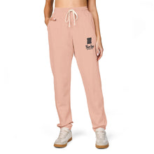 Load image into Gallery viewer, Mairo Wear Sweatpants — Minimal Cat Sketch "Forever Home" Fleece Joggers