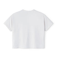 Load image into Gallery viewer, Mairo Wear Women's Boxy Tee - Minimal Logo Cropped Graphic T-Shirt