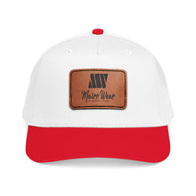 Load image into Gallery viewer, Mairo Wear Leather Patch Baseball Cap — Mid Profile Rustic Logo Hat