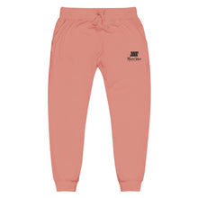 Load image into Gallery viewer, Mairo Wear Embroidered White Fleece Sweatpants — Minimal Logo Joggers