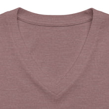 Load image into Gallery viewer, Mairo Wear Women's V-Neck Tee — Minimal Monogram Chest Logo