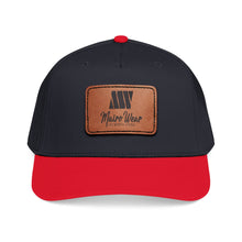 Load image into Gallery viewer, Mairo Wear Leather Patch Baseball Cap — Mid Profile Rustic Logo Hat