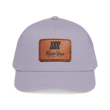 Load image into Gallery viewer, Mairo Wear Leather Patch Baseball Cap — Mid Profile Rustic Logo Hat