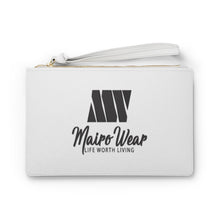 Load image into Gallery viewer, Mairo Wear Logo Clutch Bag — Branded Wristlet Pouch (Life Worth Living)