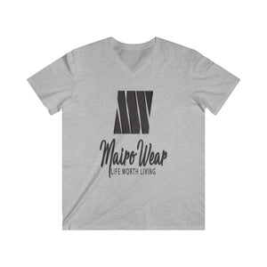 Mairo Wear Men's Fitted V-Neck Short Sleeve Tee