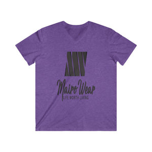 Mairo Wear Men's Fitted V-Neck Short Sleeve Tee