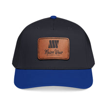Load image into Gallery viewer, Mairo Wear Leather Patch Baseball Cap — Mid Profile Rustic Logo Hat