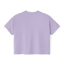 Load image into Gallery viewer, Mairo Wear Women's Boxy Tee - Minimal Logo Cropped Graphic T-Shirt