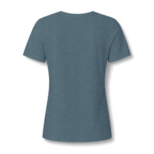 Load image into Gallery viewer, Mairo Wear Women's V-Neck Tee — Minimal Monogram Chest Logo