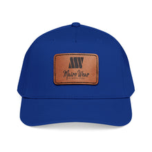 Load image into Gallery viewer, Mairo Wear Leather Patch Baseball Cap — Mid Profile Rustic Logo Hat