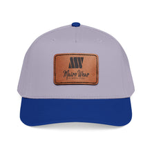 Load image into Gallery viewer, Mairo Wear Leather Patch Baseball Cap — Mid Profile Rustic Logo Hat