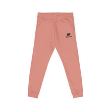 Load image into Gallery viewer, Mairo Wear Embroidered White Fleece Sweatpants — Minimal Logo Joggers