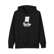 Load image into Gallery viewer, Mairo Wear White Hoodie with Subtle 'Nature Wine' Script — Urban Pullover