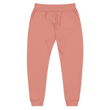 Load image into Gallery viewer, Mairo Wear Embroidered White Fleece Sweatpants — Minimal Logo Joggers