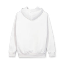 Load image into Gallery viewer, Mairo Wear White Hoodie with Subtle 'Nature Wine' Script — Urban Pullover