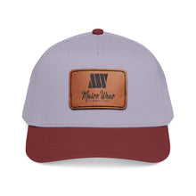 Load image into Gallery viewer, Mairo Wear Leather Patch Baseball Cap — Mid Profile Rustic Logo Hat