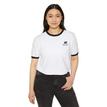 Load image into Gallery viewer, Unisex Ringer T-Shirt — Minimal 'Always Home' Retro Chest Logo