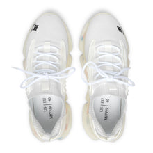 Load image into Gallery viewer, Mairo Wear Women's White Mesh Sneakers — Lightweight Athletic Shoes with Color-Speckled Sole