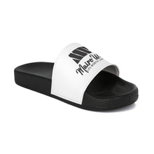 Load image into Gallery viewer, Mairo Wear Slide Sandals — 'Make Waves' Retro Logo Women's Beach Slides