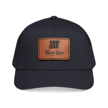 Load image into Gallery viewer, Mairo Wear Leather Patch Baseball Cap — Mid Profile Rustic Logo Hat
