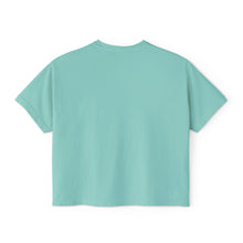 Load image into Gallery viewer, Mairo Wear Women's Boxy Tee - Minimal Logo Cropped Graphic T-Shirt