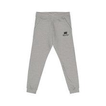 Load image into Gallery viewer, Mairo Wear Embroidered White Fleece Sweatpants — Minimal Logo Joggers