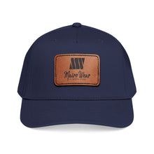Load image into Gallery viewer, Mairo Wear Leather Patch Baseball Cap — Mid Profile Rustic Logo Hat