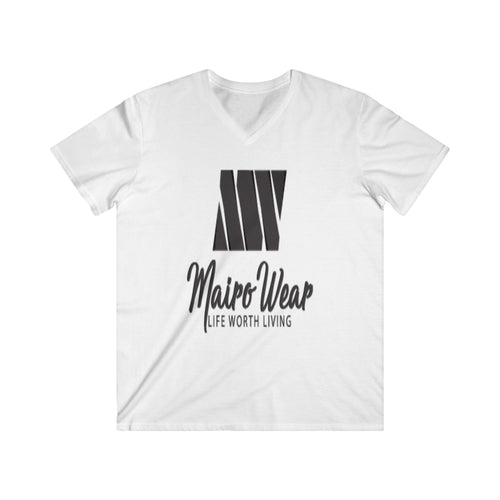 Mairo Wear Men's Fitted V-Neck Short Sleeve Tee