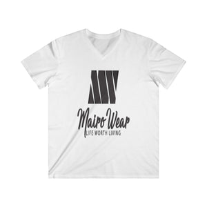 Mairo Wear Men's Fitted V-Neck Short Sleeve Tee