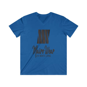Mairo Wear Men's Fitted V-Neck Short Sleeve Tee