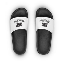 Load image into Gallery viewer, Mairo Wear Slide Sandals — 'Make Waves' Retro Logo Women's Beach Slides