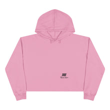 Load image into Gallery viewer, Mairo Wear Minimal Logo Crop Hoodie — White Women's Casual Streetwear