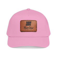 Load image into Gallery viewer, Mairo Wear Leather Patch Baseball Cap — Mid Profile Rustic Logo Hat