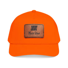 Load image into Gallery viewer, Mairo Wear Leather Patch Baseball Cap — Mid Profile Rustic Logo Hat