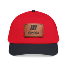 Load image into Gallery viewer, Mairo Wear Leather Patch Baseball Cap — Mid Profile Rustic Logo Hat