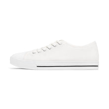 Load image into Gallery viewer, Mairo Wear Women's Low Top Sneakers — Minimal Black Logo Canvas Casual Shoes