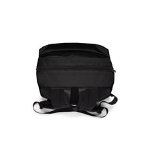 Load image into Gallery viewer, Mairo Wear Classic Black Logo Backpack — Minimalist Everyday School &amp; Travel Bag