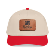 Load image into Gallery viewer, Mairo Wear Leather Patch Baseball Cap — Mid Profile Rustic Logo Hat