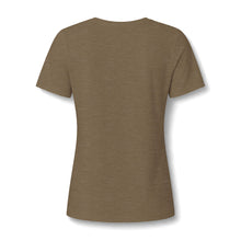 Load image into Gallery viewer, Mairo Wear Women's V-Neck Tee — Minimal Monogram Chest Logo