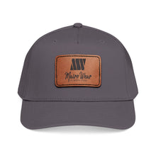 Load image into Gallery viewer, Mairo Wear Leather Patch Baseball Cap — Mid Profile Rustic Logo Hat